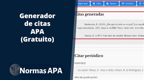 apa 6ta edicion generador|Formato APA con Generador de citas APA